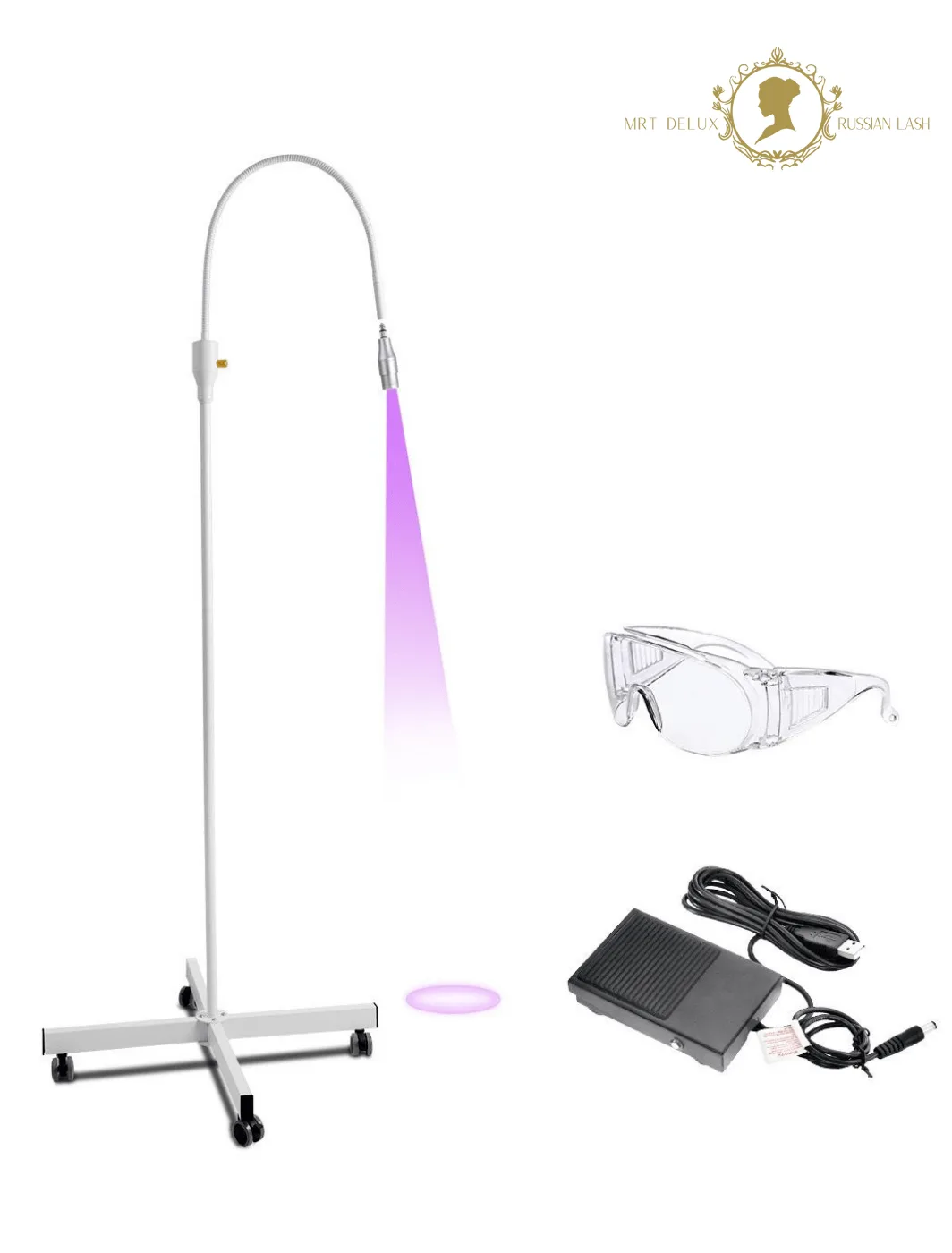 MRT DELUX PROFESSZIONÁLIS Oriental Light UV LED LÁMPA + ajándék UV szűrő szemüveg